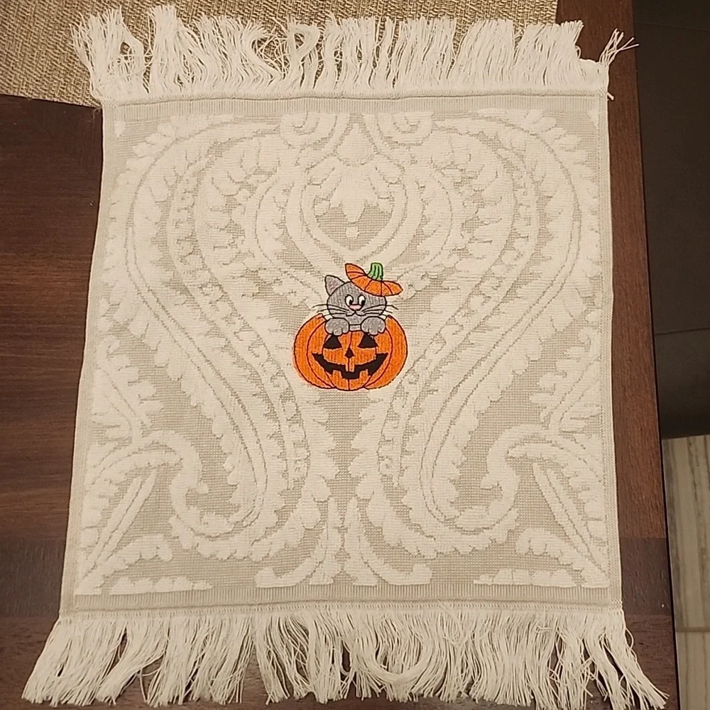 Wash cloth towels Halloween themed